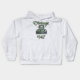 Vintage 1947 Antique GMC Pickup Truck Kids Hoodie